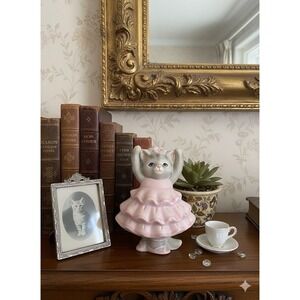 Kitty Cucumber Ballerina Figurine 1986 Schmid